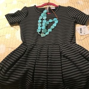 Medium Amelia with handmade turquoise necklace